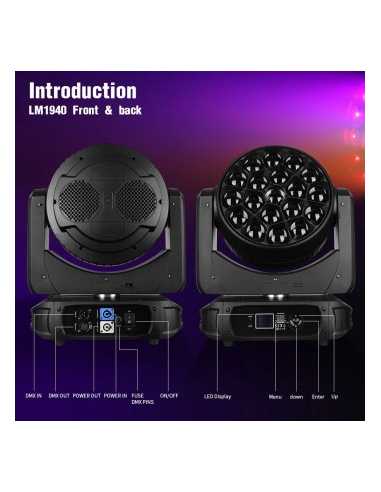 BD-LM1940K KIT X2 LED 19x40W ZOOM B-EYE +...
