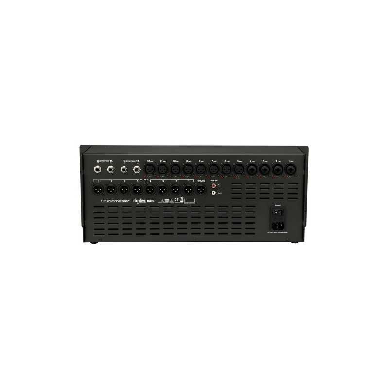 STUDIOMASTER CONSOLA DIGITAL DE RACK PANTALLA...