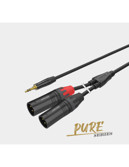 PACC170L2 CABLE DE CONEXIÓN DE AUDIO PREMIUM MJ3BG - 2*XM3BG, 2M.