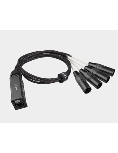 PS4M SPLITER CABLE RJ45 ETHERCON A XLR MACHO DE...