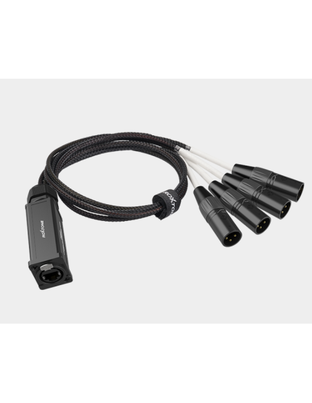 PS4M SPLITER CABLE RJ45 ETHERCON A XLR MACHO DE 4 CANALES