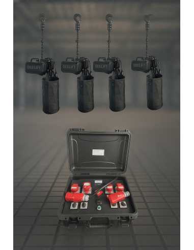 KIT PRO 4 MOTORES DELEFIT IP66 DOBLE FRENO + 1...