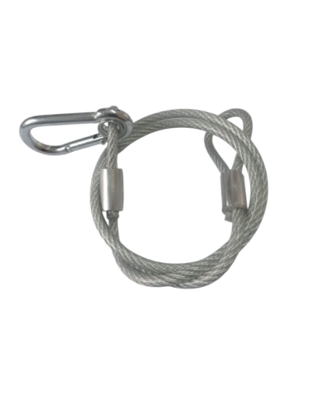 CA-LINGA PIOLA SEGURIDAD ACERO GALVANIZADO 60CM 4MM