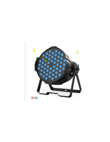 BT-P5403RGB PRO RGB TRI-LED PAR KING 54X3W x4...