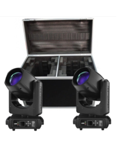 KIT 2x BEAM 295W MOVING HEAD + FLIGHT CASE