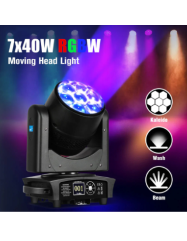 BD-LM0740K KIT X4 LED 7x40W ZOOM B-EYE + FLIGHT...
