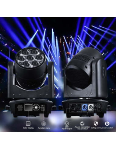 BD-LM0740K KIT X4 LED 7x40W ZOOM B-EYE + FLIGHT...