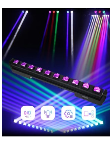 BD-L1015 10x15W RGBW PIXEL LED MOVING BAR
