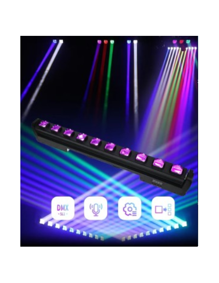 BD-L1015 10x15W RGBW PIXEL LED MOVING BAR