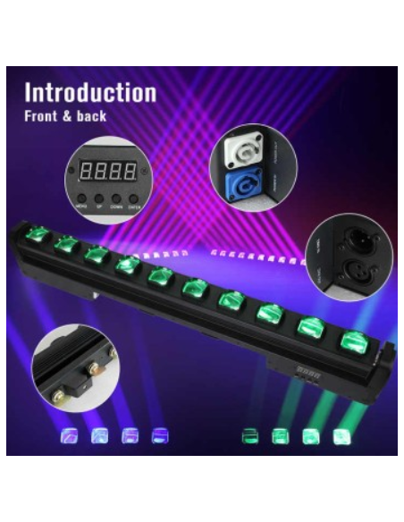 BD-L1015 10x15W RGBW PIXEL LED MOVING BAR