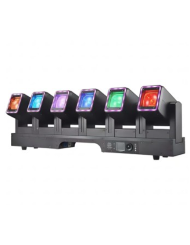 WP-L660MBZ 6*60W MINI MEDUSA BEAM RGBW + RING