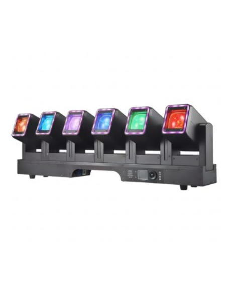 WP-L660MBZ 6*60W MINI MEDUSA BEAM RGBW + RING