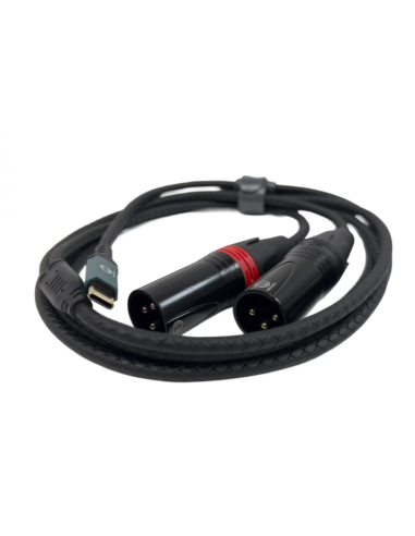CABLE C A DOS XLR MACHO 2M.