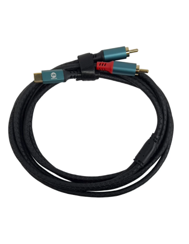 CABLE C A DOS RCA 2M.