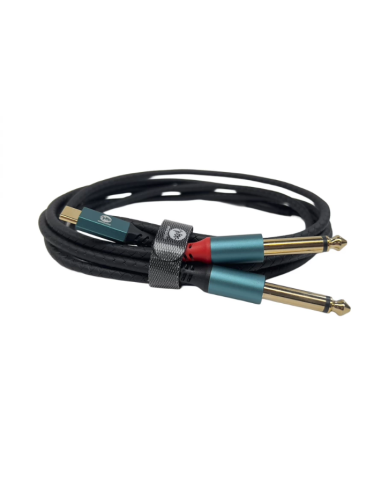CABLE C A DOS PLUG MONO 2M.