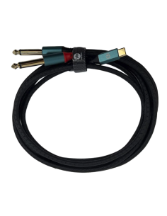 CABLE C A DOS PLUG MONO 2M.