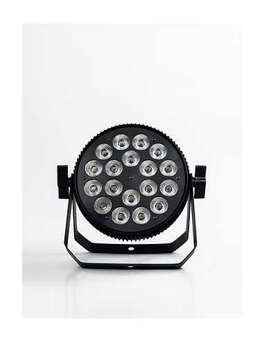 KIT DE 8 UNID. PAR LED DE ALUMINIO 18X12W RGBW...