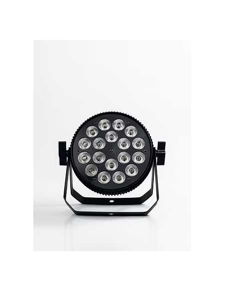 KIT DE 8 UNID. PAR LED DE ALUMINIO 18X12W RGBW LUMINA 18 en CASE