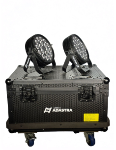 KIT DE 8 UNID. PAR LED DE ALUMINIO 18X12W RGBW LUMINA 18...