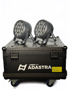 KIT DE 8 UNID. PAR LED DE ALUMINIO 210W 14X15W LUMINA...
