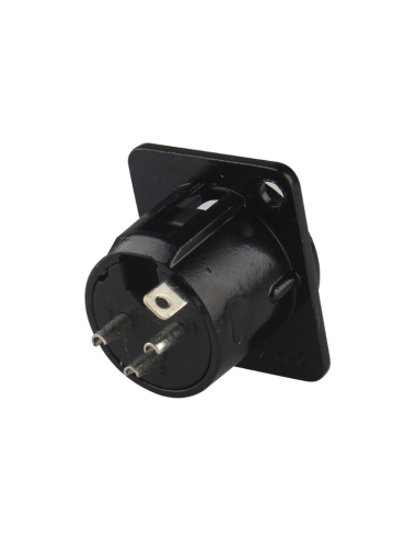 Stagelab CLC-X3MPB Conector XLR Macho Chasis