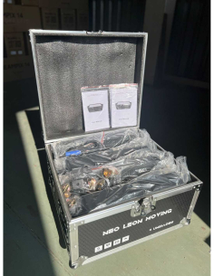 KIT 4 UNID. c/CASE NEO LEON MOVING LED 864 X 0,5W RGB...