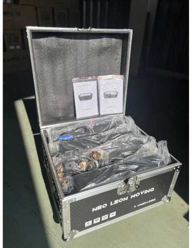 KIT 4 UNID. c/CASE NEO LEON MOVING LED 864 X...