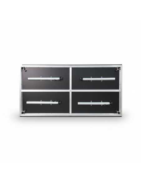 YS-2 TARIMA ESCENARIO 2X1MT ALTURA AJUSTABLE 0,7 a 1,2MTS CUBIERTA ANTIDESLIZANTE 500 KILOS