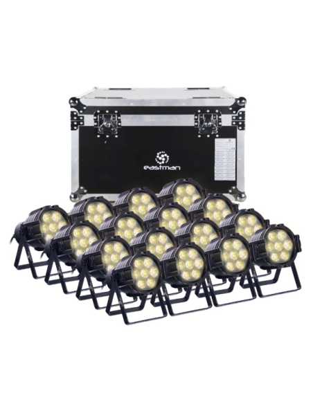 Eastman 16 iGNITE-7 Par Led RGBW 7x8W + Case