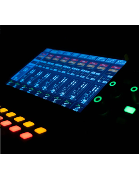 LIVE 16 PLUS MIXER DIGITAL 24 CANALES DSP, 16 ENTRADAS FÍSICAS, PANTALLA TÁCTIL Y FADERS MOTORIZADOS