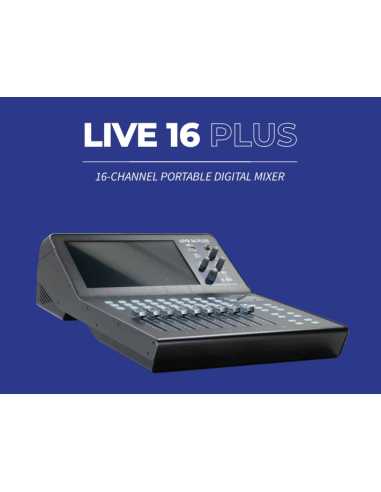 LIVE 16 PLUS MIXER DIGITAL 24 CANALES DSP, 16...