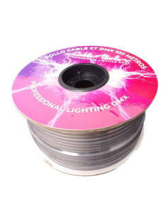 CT-D001 CABLE DMX 512 GRIS 110OHMS OD6.5MM ROLLO 100M.