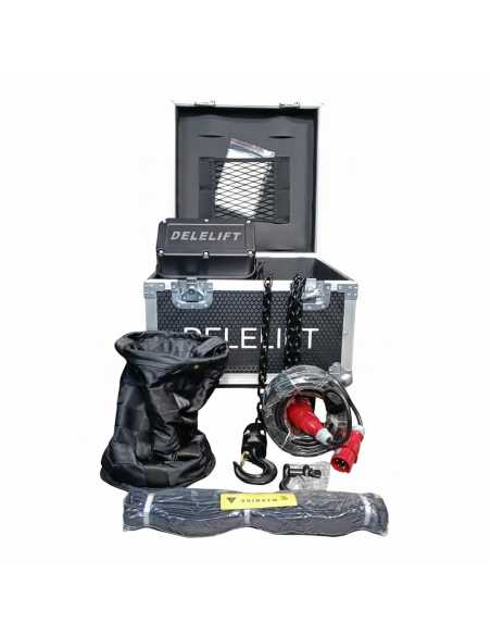 MOTOR ELECTRICO DELELIFT 1 TON DOBLE FRENO IP66 DSH-T3 BGV-D8+
