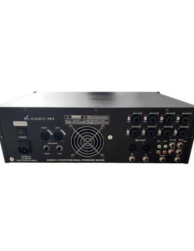 KR 8 MIXER RACKEABLE 8CH., FX K ACOUSTIC