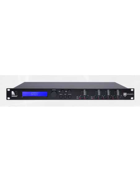 Procesador MARANI DPA260RTA+ con 2 entradas analógicas, 1 entrada digital AES/EBU y 6 salidas