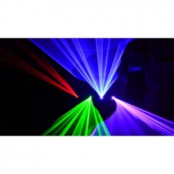 LASER 4 SALIDAS, ROJO, VERDE, AZUL Y VIOLETA 680MW