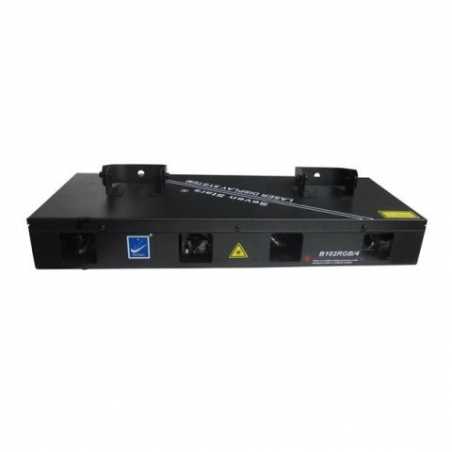 LASER 4 SALIDAS, ROJO, VERDE, AZUL Y VIOLETA 680MW
