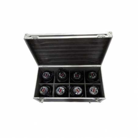 KIT X 8 COB LED PAR KING 100W + FLIGHT CASE BIG DIPPER