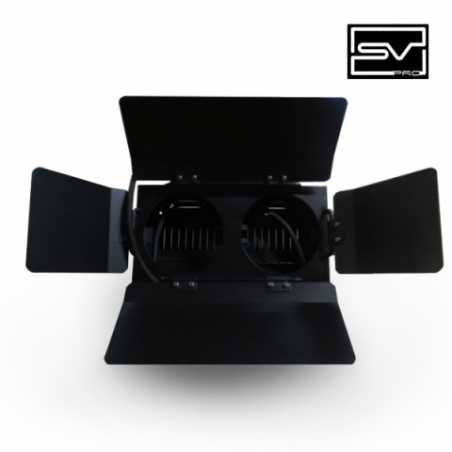 Blinder de 2 lamparas con Aletas Profesional SVPro