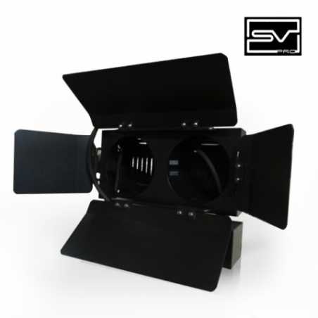 Blinder de 2 lamparas con Aletas Profesional SVPro
