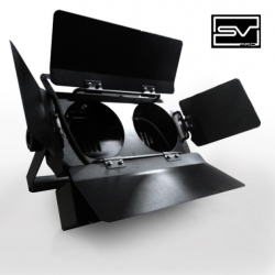 Blinder de 2 lamparas con Aletas Profesional SVPro