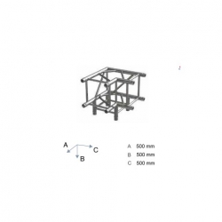 CONEXION TRUSS CUADRADO 90 GRADOS 290X290