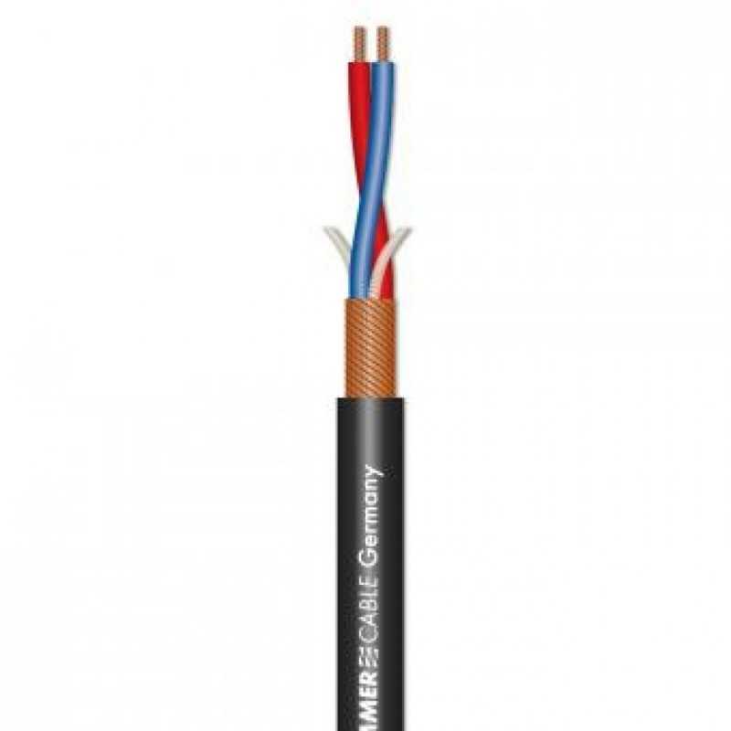 CABLE XLR SOMMER CABLE 2 X 0,22 ALEMÁN ROLLO 100MTS