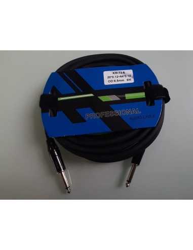 KABEL KM-73-6, Cable Plug/Plug 6 Mts Desbalanceado