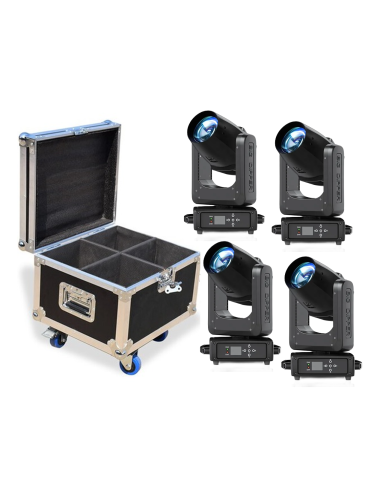 BD-CLB260K KIT 4x7R MINI BEAM 230W MOVING HEAD + FC